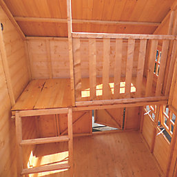 Shire Crib 7' x 8' (Nominal) Shiplap T&G Timber Playhouse