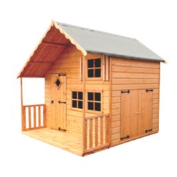 Shire Crib 7 x 8 Nominal Shiplap T G Timber Playhouse Screwfix