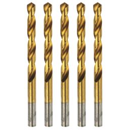 Erbauer  Straight Shank Metal Drill Bits 13mm x 151mm 5 Pack