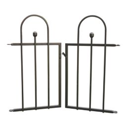 Apollo Appleton Easy Fit  Fence Gates Matt-Black 94cm x 92cm 1 Pair