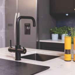ETAL Elise 3-in-1 Instant Boiling Water Kitchen Tap Matt Black