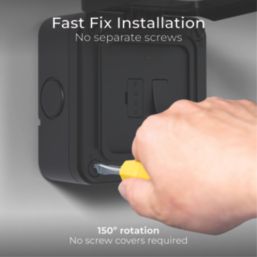 British General  IP66 13A Weatherproof Outdoor Switched Fused Spur with LED