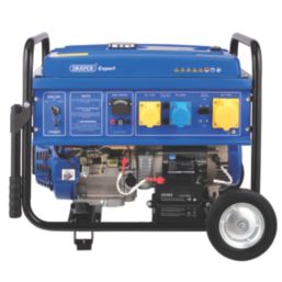 Draper Expert 16143 6500W Petrol Generator 115V/230V/12V