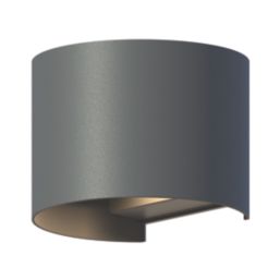 Calex Verona Outdoor LED Up & Down Wall Light Grey 7W 400lm