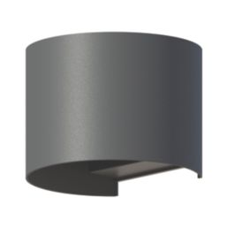 Calex Verona Outdoor LED Up & Down Wall Light Grey 7W 400lm