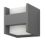 Philips Arbour Outdoor LED Wall Light Anthracite 3.8W 800lm