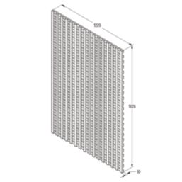 Forest Premium Softwood Rectangular Trellis 4' x 6' 4 Pack
