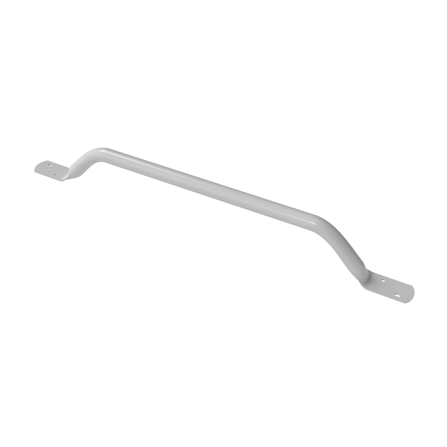 Nymas NymaPRO Straight Household Flat End Steel Grab Rail White 710mm (927JM)