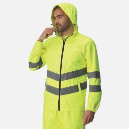Regatta Pro Hi Vis Pack Jacket Yellow 2X Large 56" Chest