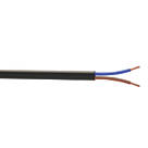 Time 2192Y Black 2-Core 0.75mm² Flexible Cable 50m Drum