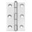 Zinc-Plated  Loose Pin Butt Hinges 76mm x 29mm 2 Pack