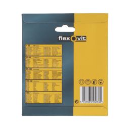 Flexovit  A203F 60 Grit 8-Hole Punched Multi-Material Sanding Discs 125mm 6 Pack