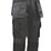 Stanley Austin Trousers Grey / Black 36" W 31" L