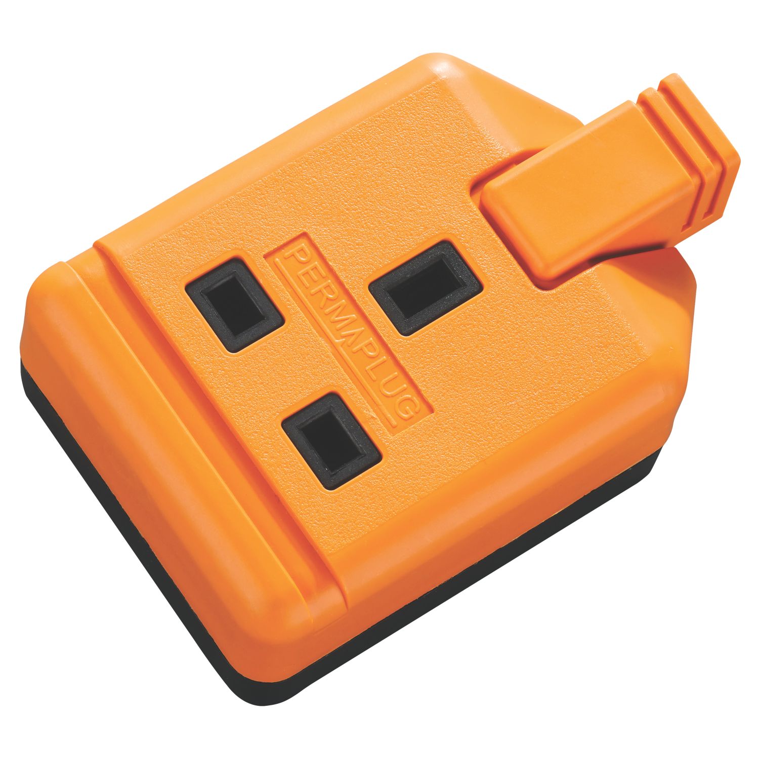 Masterplug 13A 1-Gang Unfused Rewireable Heavy Duty Trailing Socket Orange (927XG)
