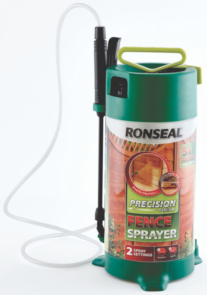 sprayer paint fence ronseal spray power precision finish screwfix 5ltr ie
