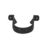 FloPlast  Half Round Pipe Clips Black 68mm 10 Pack