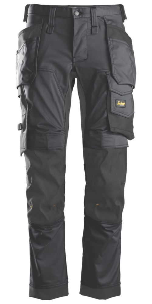 Snickers 6241 Work Trousers Steel Grey  44" W 30" L
