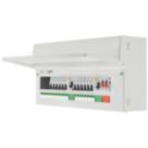 British General Circuit Protection 16-Module 12-Way Part-Populated High Integrity Main Switch Consumer Unit