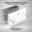 British General 800 Series 13A 2-Gang SP Switched Socket + 3.25A 22W 2-Outlet Type C USB Charger White