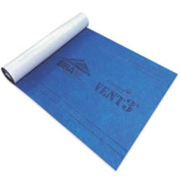 Cromar  Vent3 Waterproof Roofing Membrane Blue Upper Surface 50m x 1m