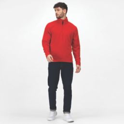 Regatta Micro Zip Neck Fleece Classic Red Medium 39 1/2" Chest