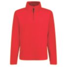 Regatta Micro Zip Neck Fleece Classic Red Medium 39.5" Chest
