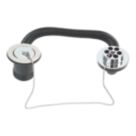 Flomasta Waste & Plug Chrome 16"