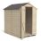 Forest  4' x 6' (Nominal) Apex Overlap Timber Shed with Assembly