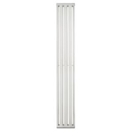 Time Supra  1500mm x 220mm 3340BTU Matt Chrome Vertical Designer Radiator