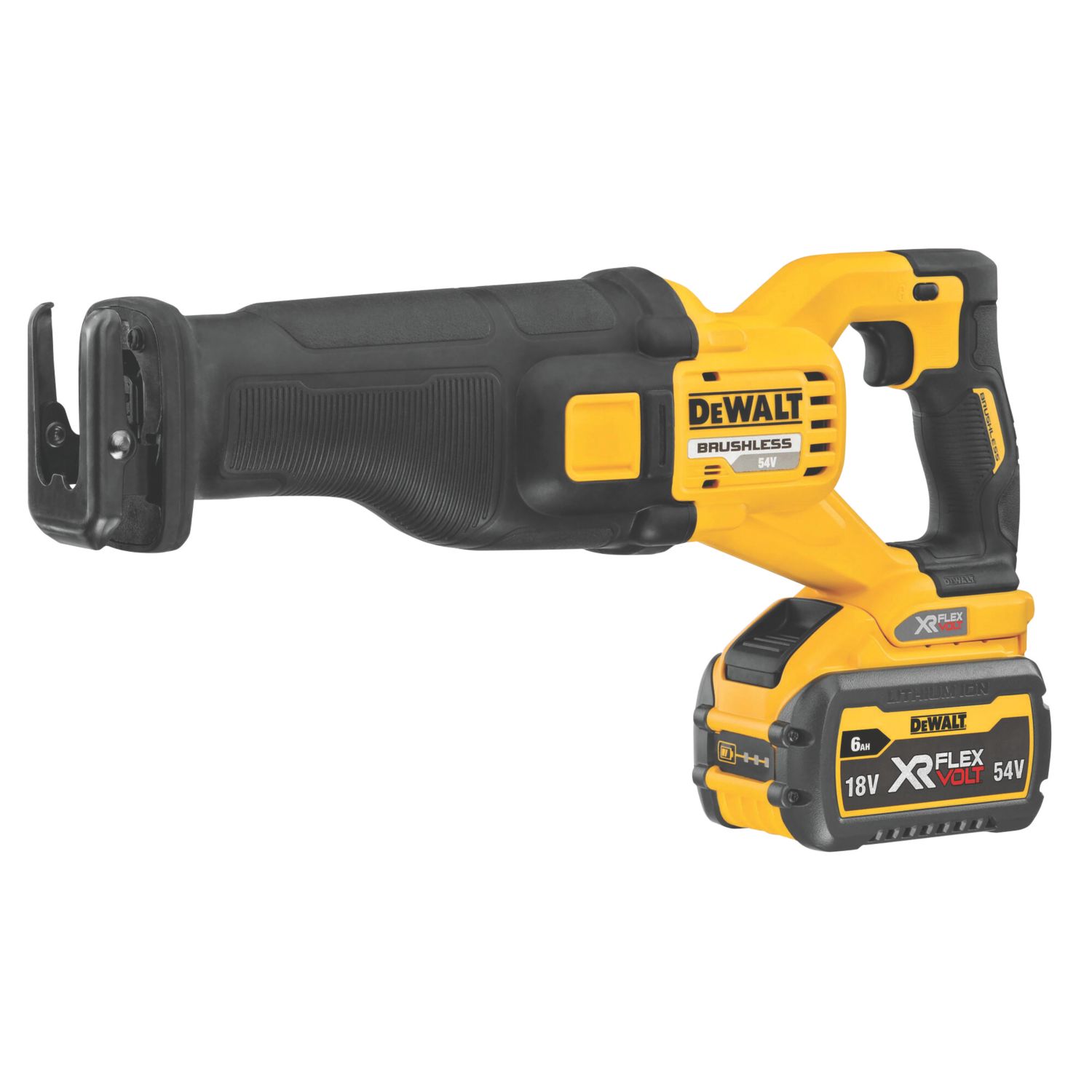 DeWalt DCS389T2-GB 54V 2 x 6.0Ah Li-Ion XR FlexVolt Brushless Cordless Reciprocating Saw (928KY)
