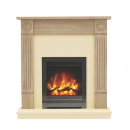 Be Modern Dunswood Electric Beam Inset Fire Oak-Effect 1070mm x 330mm x 1123mm