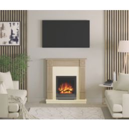 Be Modern Dunswood Electric Beam Inset Fire Oak-Effect 1070mm x 330mm x 1123mm