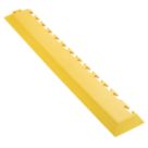 Ecotile E500/7 Interlocking Corner Edge Ramps Yellow 590mm x 90mm 2 Pack
