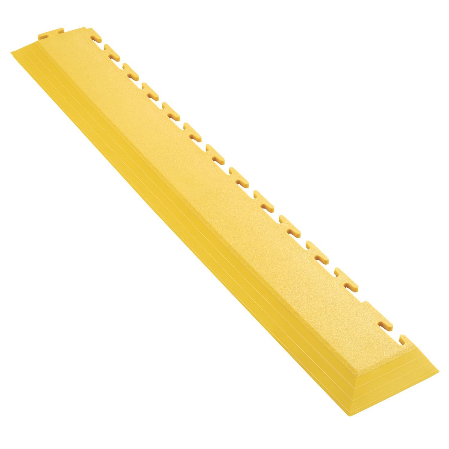 Ecotile E500/7 Interlocking Corner Edge Ramps Yellow 590mm x 90mm 2 Pack (928RV)