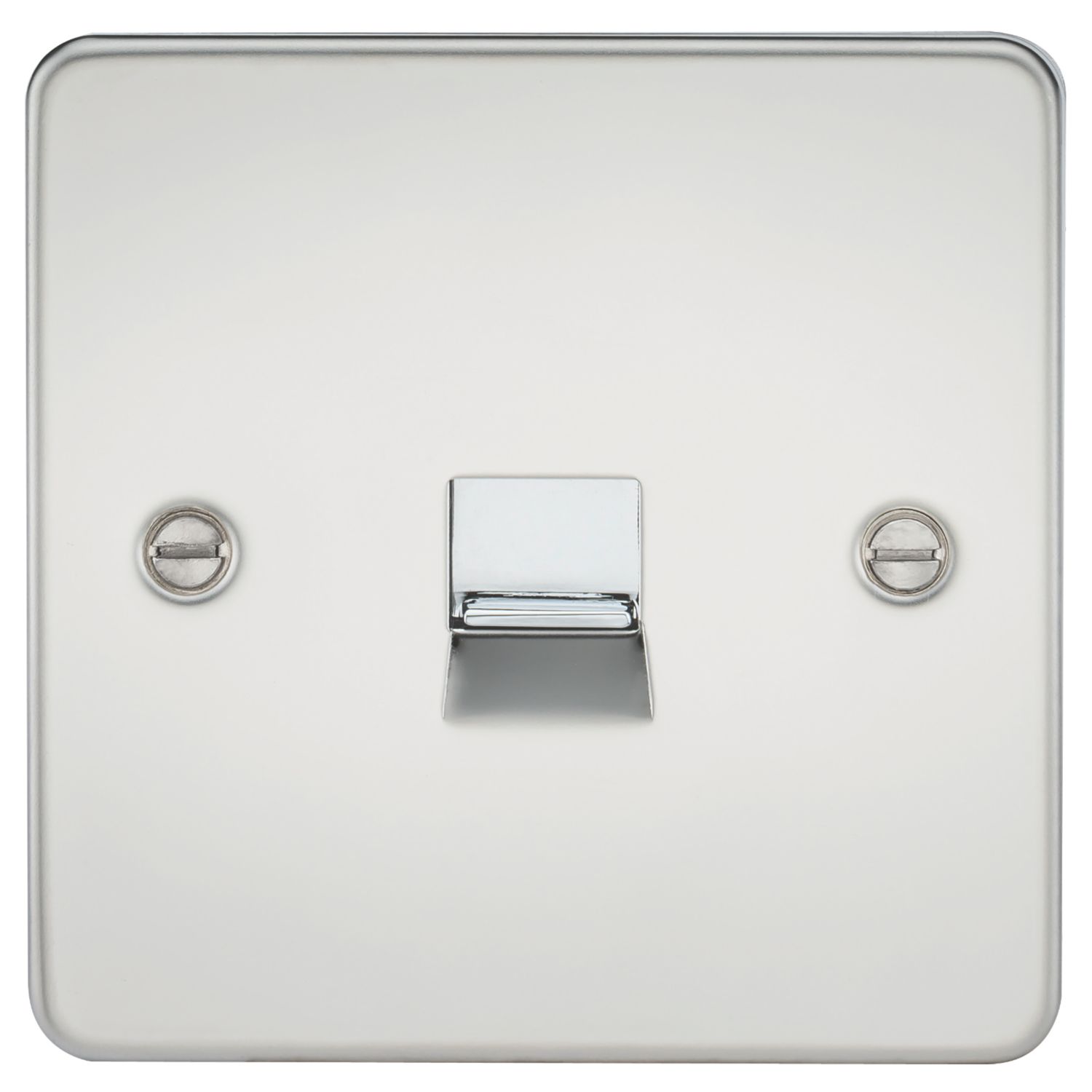 Knightsbridge 1-Gang Slave Telephone Socket Polished Chrome (928TY)