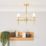 Spa Gene Ceiling Light Fitting Satin Brass