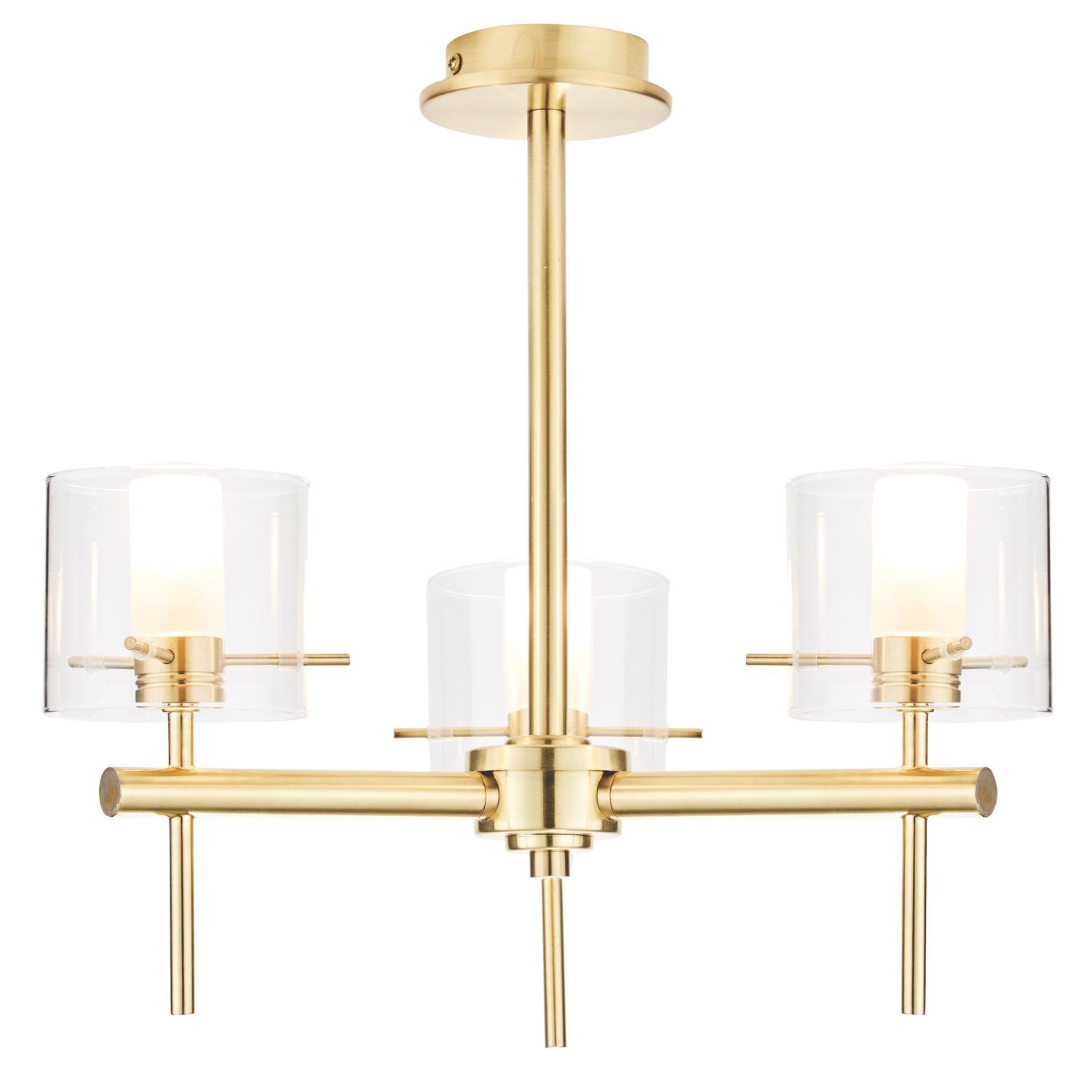 Spa Gene Ceiling Light Fitting Satin Brass (928VJ)