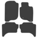 Car Mat Co. Peugeot Partner Teepee 2008 - 2018 Rubber Car Mats 3 Piece Set