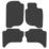 Car Mat Co. Peugeot Partner Teepee 2008 - 2018 Rubber Car Mats 3 Piece Set
