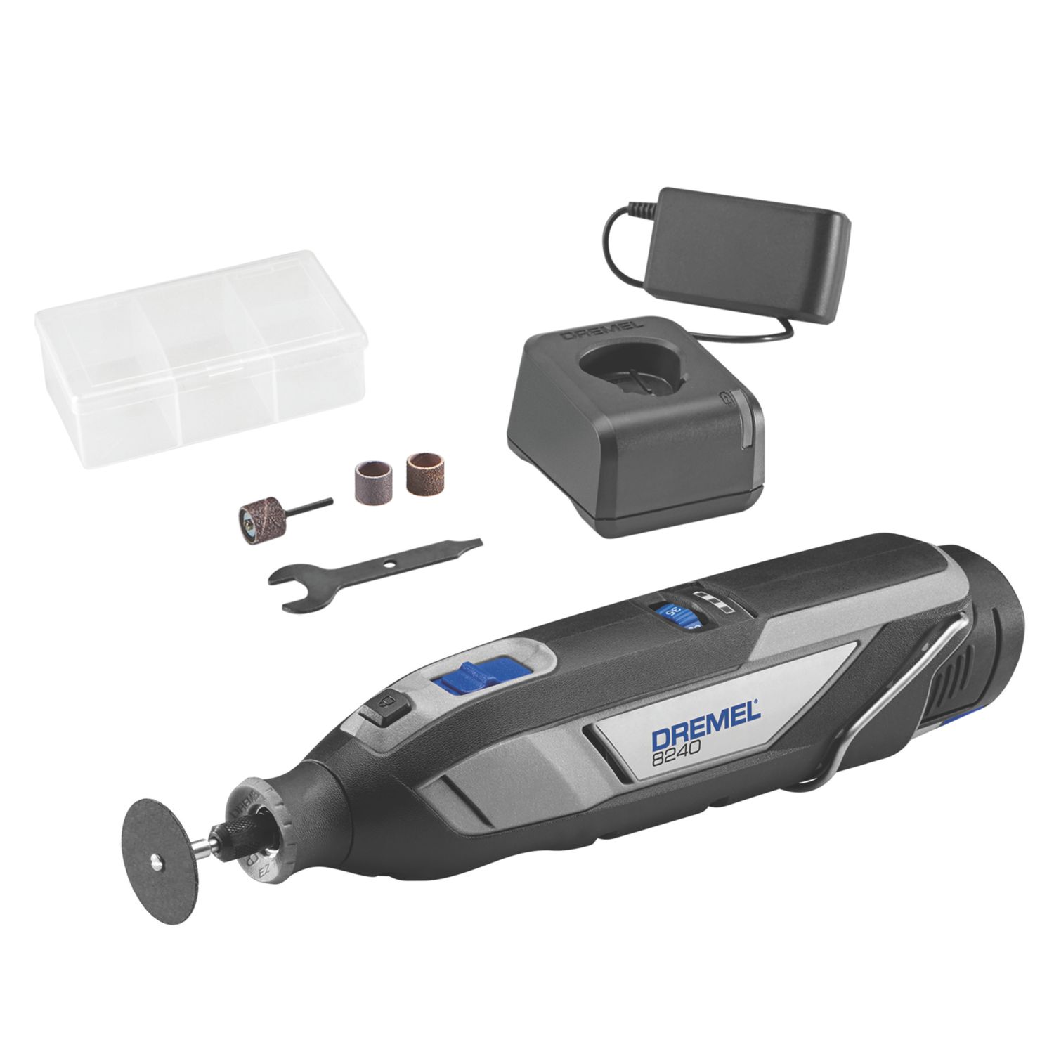Dremel F0138240JB 12V 1 x 2.0Ah Li-Ion Cordless Multi-Tool with Accessories 6 Piece Set (928YC)