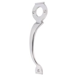 GateMate  Classic Long Throw Lock Pull Handle Chrome-Plated