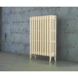 Arroll 760mm x 754mm 3719BTU Cream Cast Iron 4 Column Radiator