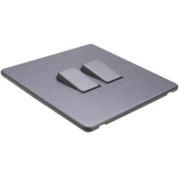 LAP  10AX 2-Gang 2-Way Light Switch  Slate-Effect