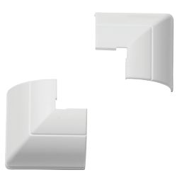 D-Line 1/4-Round External Clip-Over Bends 22mm x 22mm 2 Pack