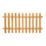 Forest Pale Picket  Fence Panels Golden Brown 6' x 3' Pack of 20