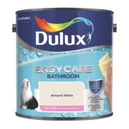 Dulux Easycare 2.5Ltr Almond White Soft Sheen Emulsion Bathroom Paint