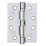 Eclipse  Satin Chrome Grade 11 Fire Rated Ball Bearing Hinges 102mm x 76mm 3 Pack