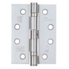 Eclipse  Satin Chrome Grade 11 Fire Rated Ball Bearing Hinges 102mm x 76mm 3 Pack