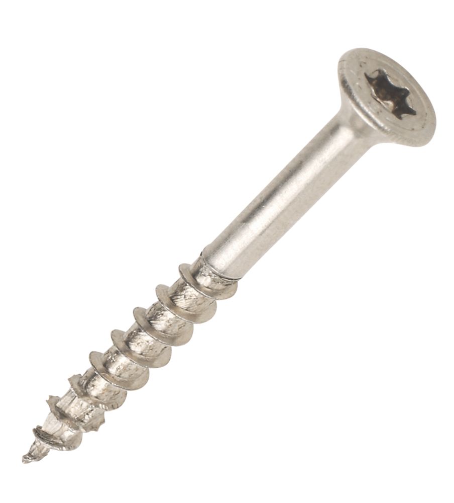 SPAX Universal Screw, 4.5 X 40 Mm, 500 Pieces, T-STAR Plus, Countersunk Head, Partial Thread, 4CUT, WIROX A3J, 0191010450405