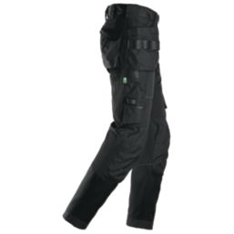 Snickers 6902 Stretch Work Trousers Black 36" W 32" L